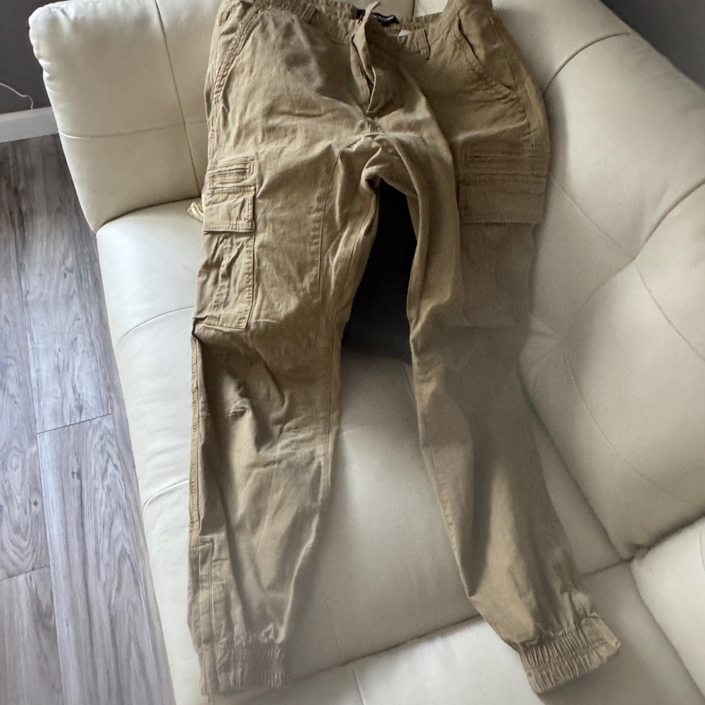 Men's Tan Cargo Pants